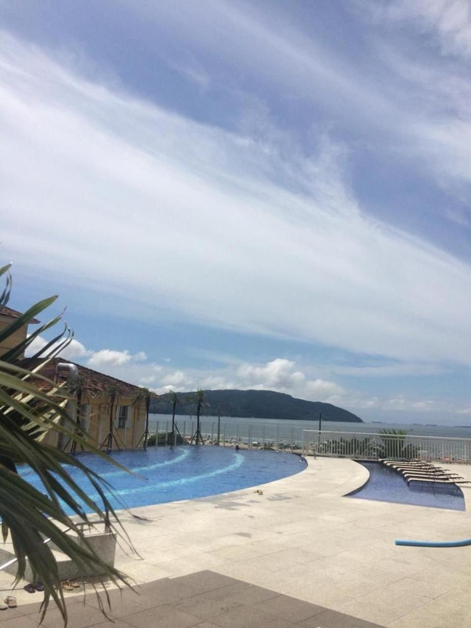 Vista Mar Unlimited Frente Mar Ar Condicionado Garagem Arrumacao Andar Alto E Piscina Aquecida, Sauna E Muito Mais! Santos (Sao Paulo) Exterior foto